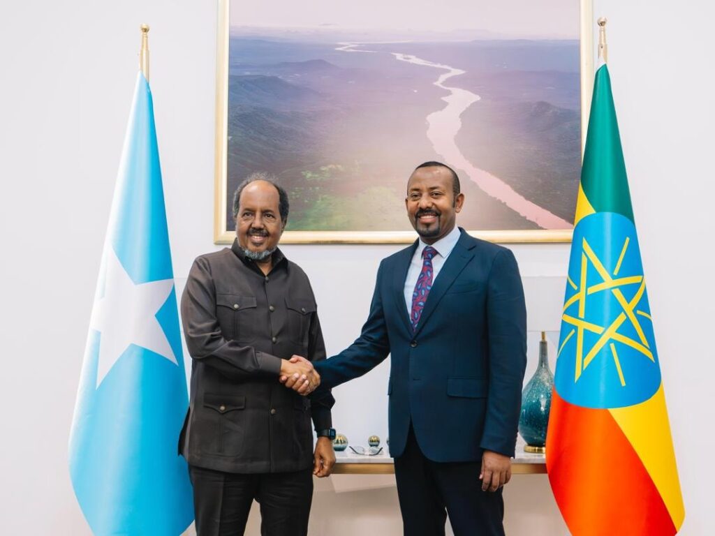 Abiy and Sheikh Mohamud Strengthen Ties in Landmark Meeting
