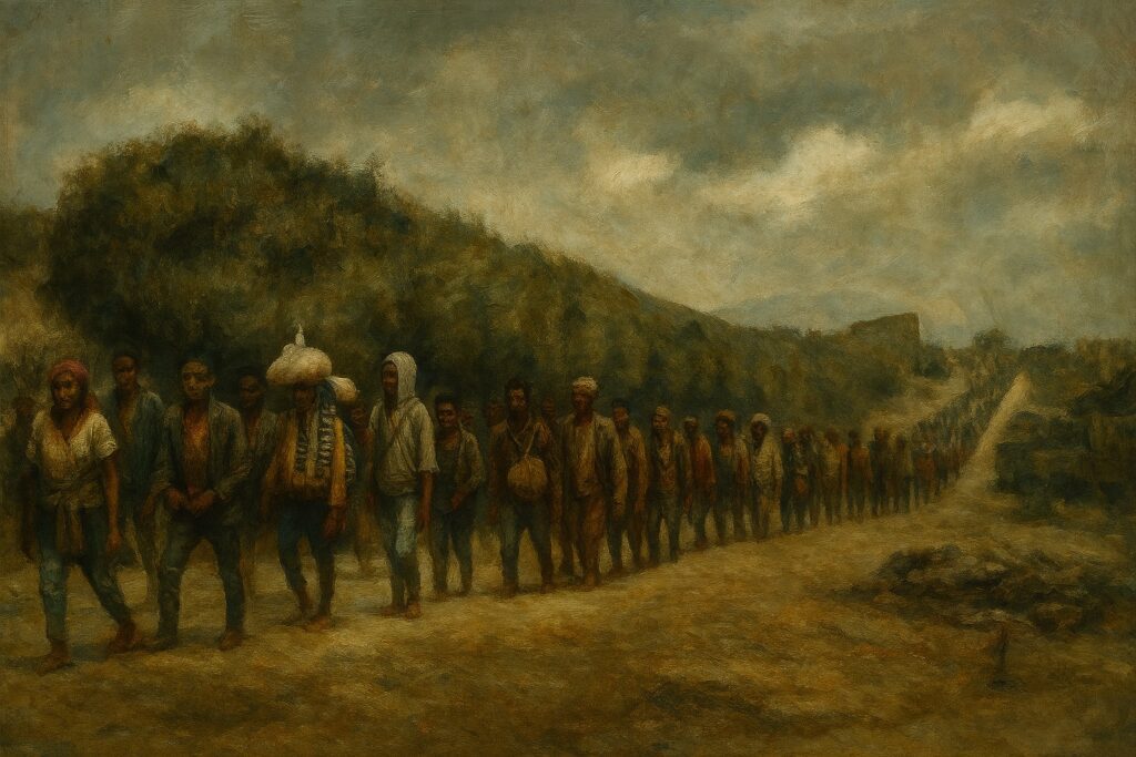 Gold trade in Tigray controlled by former rebels, highlighting artisanal mining and conflict-driven exploitation.