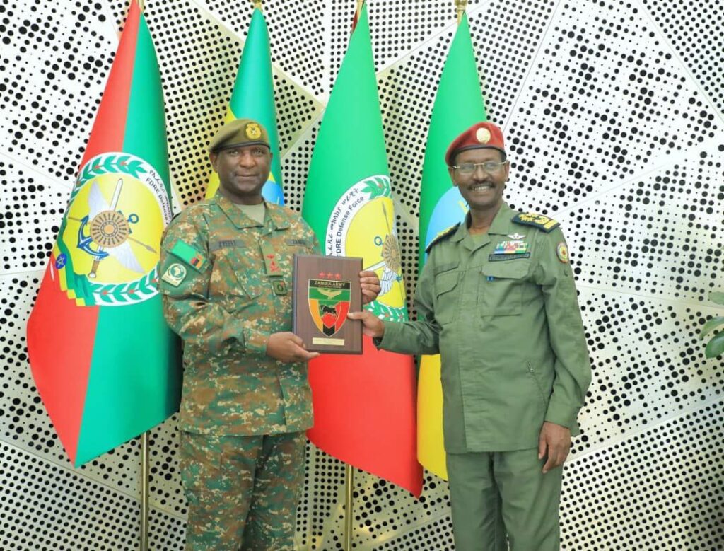 Ethiopia and Zambia Forge Strong Military Partnership Ethiopia and Zambia Forge Strong Military Partnership